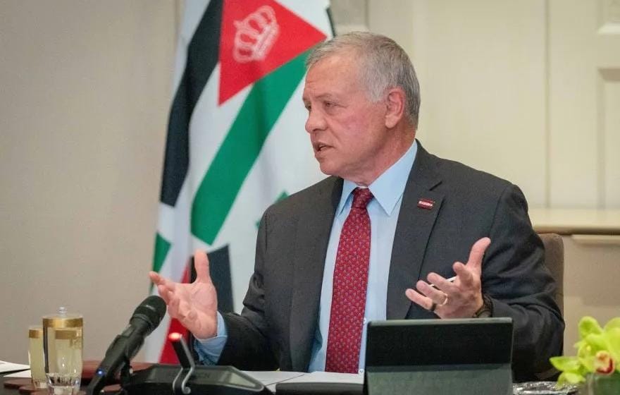 الملك: إسرائيل تمادت في تصعيدها بغزة والضفة الغربية