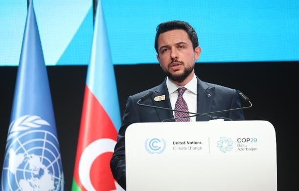 Crown Prince delivers Jordan’s address at COP29#44; says saving planet must start from premise that all lives are worth saving