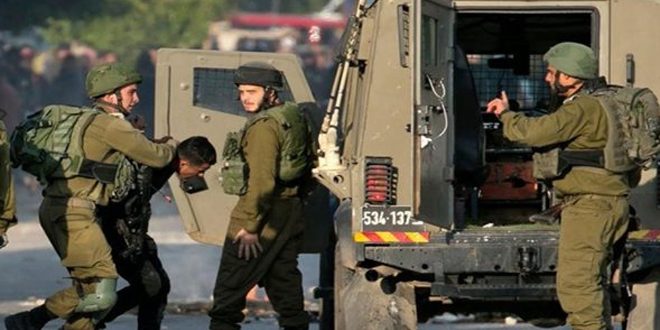 Israeli Occupation forces arrest 16 Palestinians in West Bank