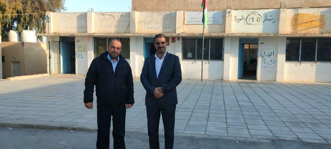 السكارنة يتفقد عدد من المدارس في لواء الجيزة