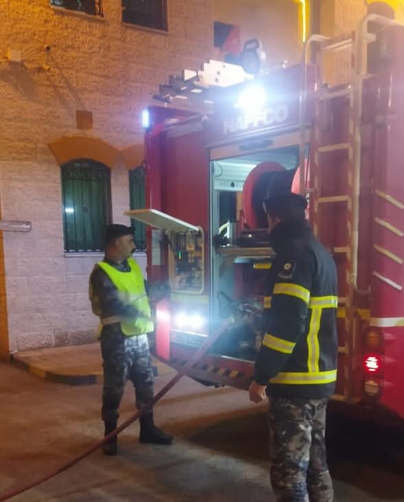 الدفاع المدني يستجيب لحريق في دار ضيافة المسنين... تفاصيل