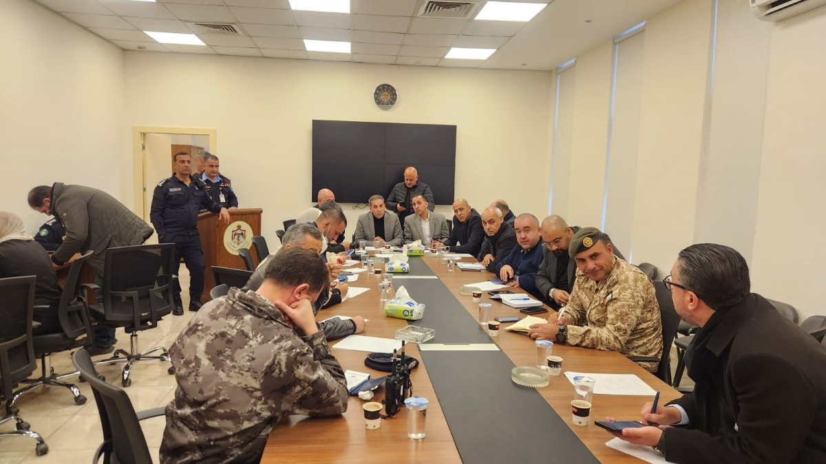 محافظ جرش يترأس اجتماع درب الأمان 4 لمحاكاة وقوع الزلازل