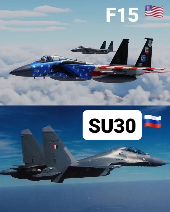 Su30 مقابل F15: مقارنة بين طائرتين قتاليتين متقدمتين