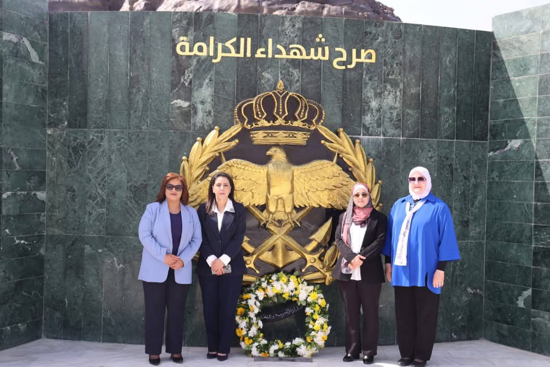 الخريشا تشارك في احتفال وزارة التربية بالذكرى الـ57 لمعركة الكرامة...صور