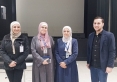 فريق لجنة إدارة المخاطر والأزمات في لواء الجامعة تشارك في الورشة التدريبية التوعوية تمرين درب الأمان .