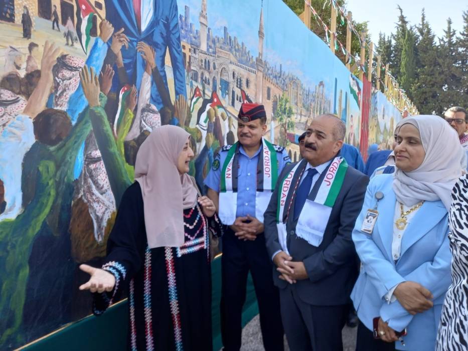 أوتاد أردنية… لوحات فنية تجسد تراث الوطن في احتفال تربية قصبة إربد بعيد الاستقلال برعاية العتوم