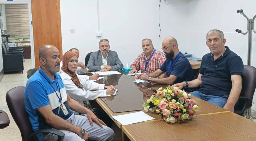 مستشفى اليرموك الحكومي يعقد اجتماعًا طارئا لإدارة الأزمات استجابة للتطورات الإقليمية