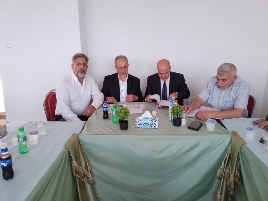 شجرة الزيتون الزراعية تعقد اجتماعها الأول في بني كنانة وتنتخب لجانها الإدارية والرقابية