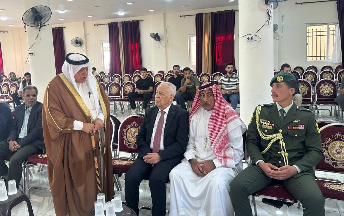 مندوبا عن الملك وولي العهد.. العيسوي يعزي عشيرة المهيرات