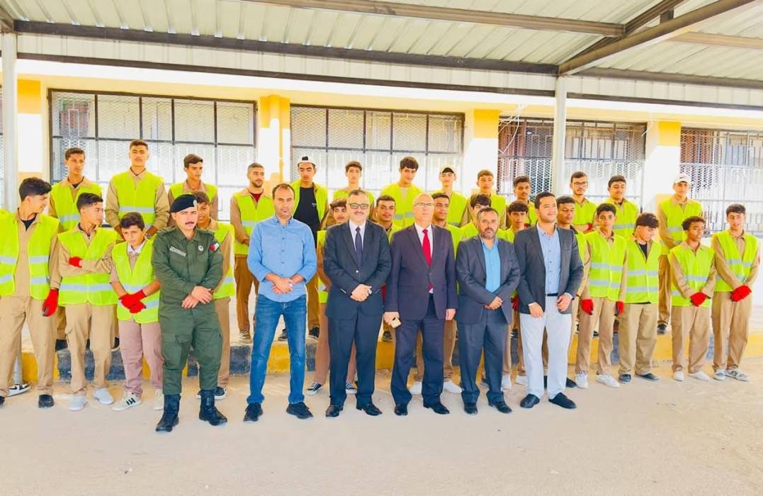 السرحان والجريري يشاركان طلبة الجيزة في حملة وطنية للنظافة العامة