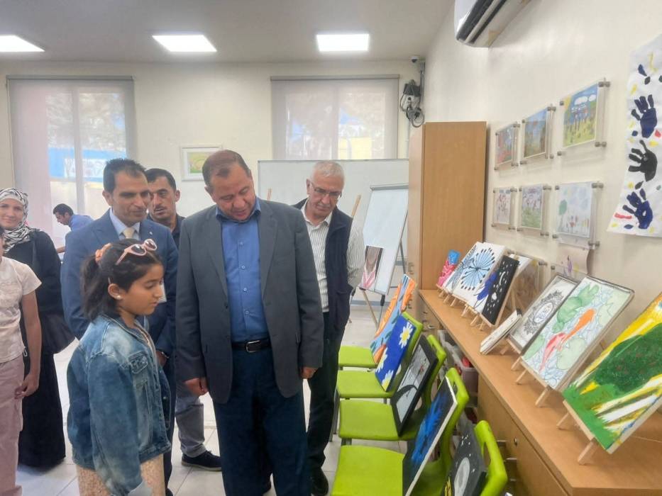 جرش ..افتتاح معرض رسومات ونادي تيكواندو في مركز زها الصيفي