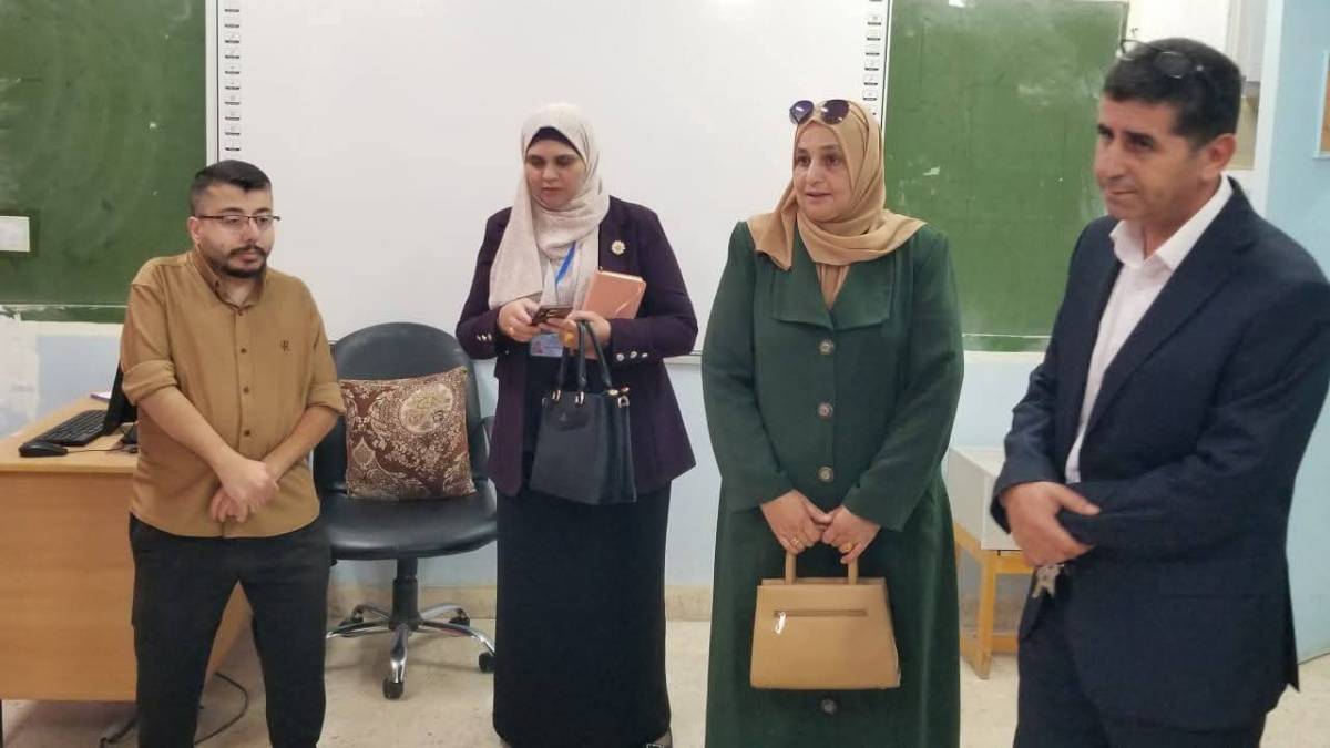 المصري تتفقد مدرسة حوفا المزار الثانوية للبنين وتتابع برنامج BTEC