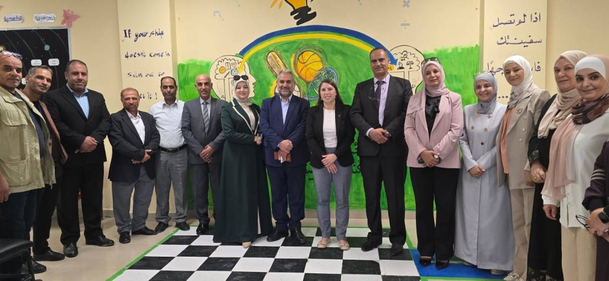 دكتورة شروق العيطان تستقبل وفدًا من السفارة الكندية لتعزيز جهود تطوير التعليم باللواء القويسمة