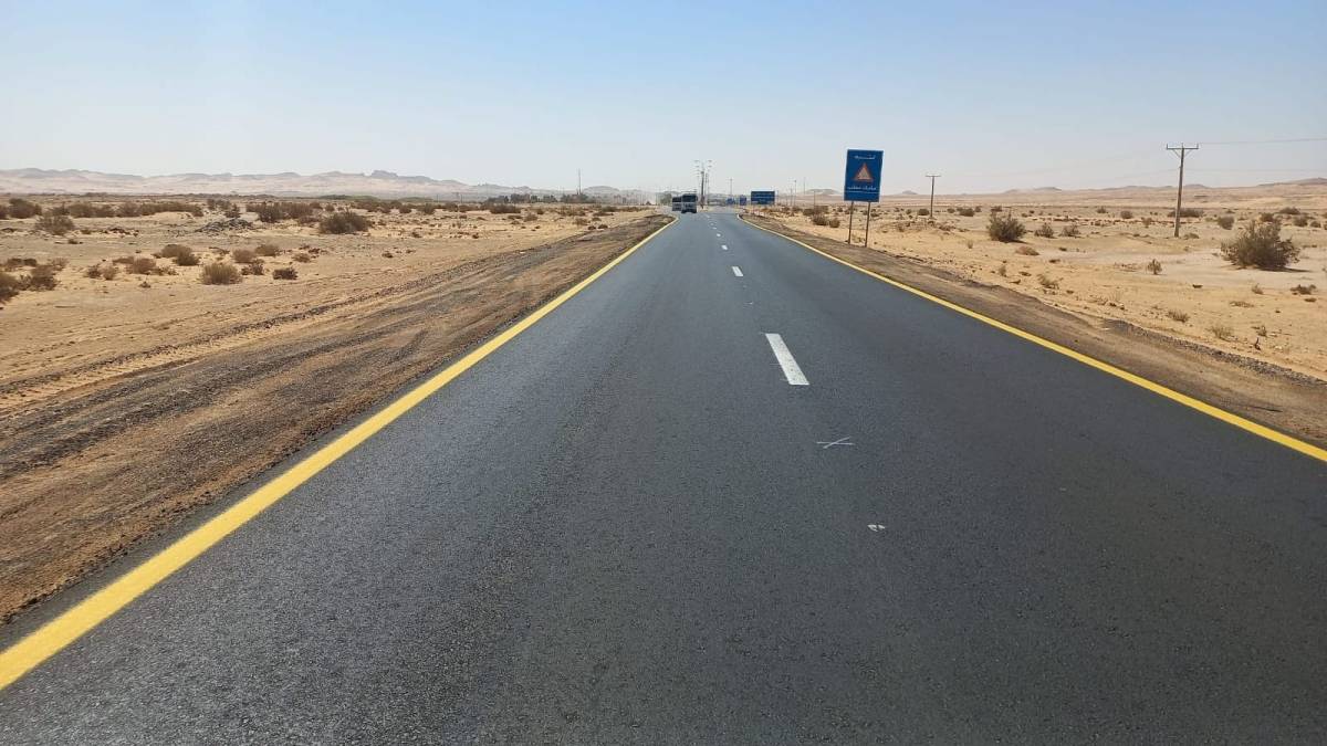 انتهاء أعمال المرحلة الثالثة من مشروع إعادة تأهيل طريق معانالمدورة...صور