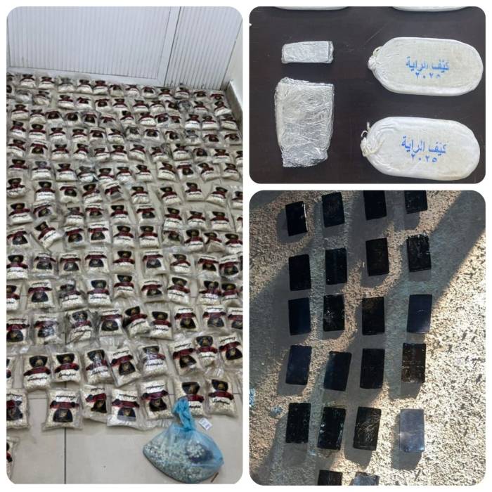 المخدرات تتعامل مع ثماني قضايا نوعية وتلقي القبض خلالها على 14 تاجراً مروجاً للمخدرات ... تفاصيل وصور