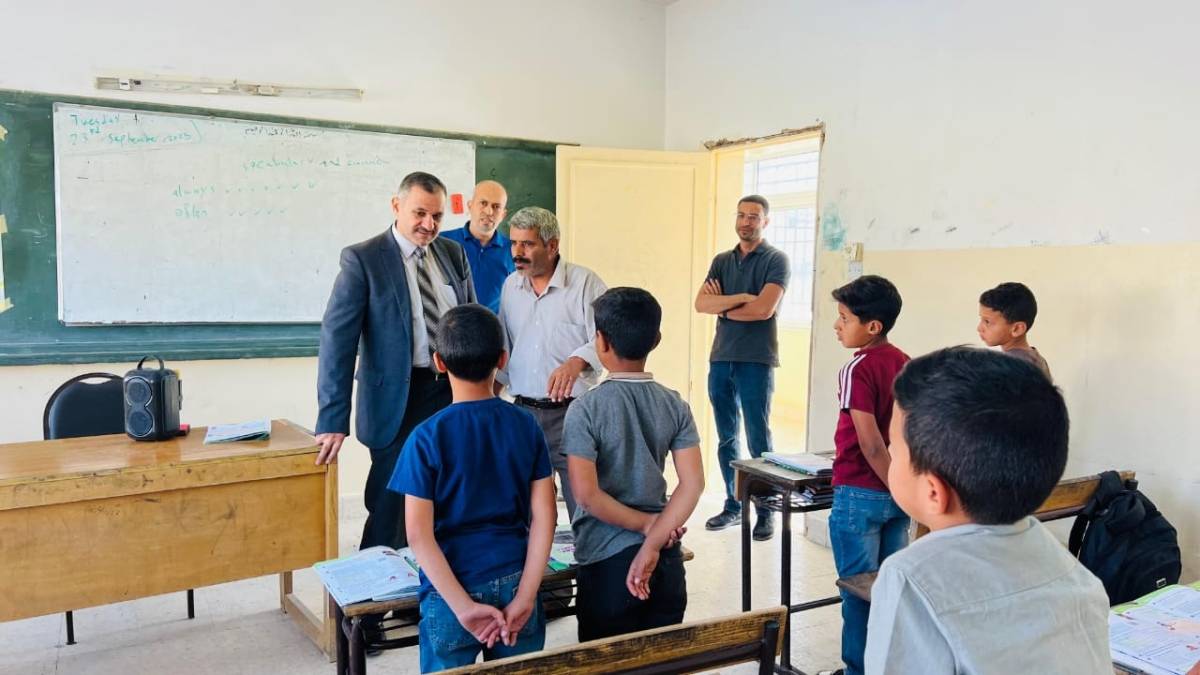 مدير تربية لواء الجيزة يتفقد المدارس ويؤكد على جوهر العملية التربوية