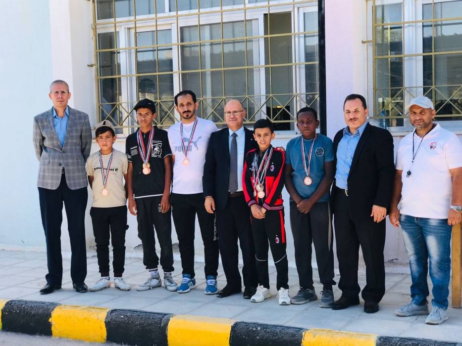 تتويج أبطال ألعاب القوى للمرحلة الأساسية في البادية الجنوبية