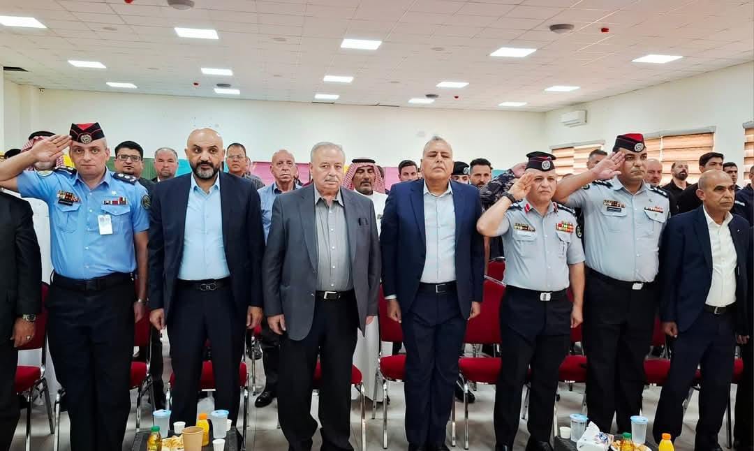 الجبور يرعى تخريج الدورة الرابعة لمتطوعي الدفاع المدني في مادبا