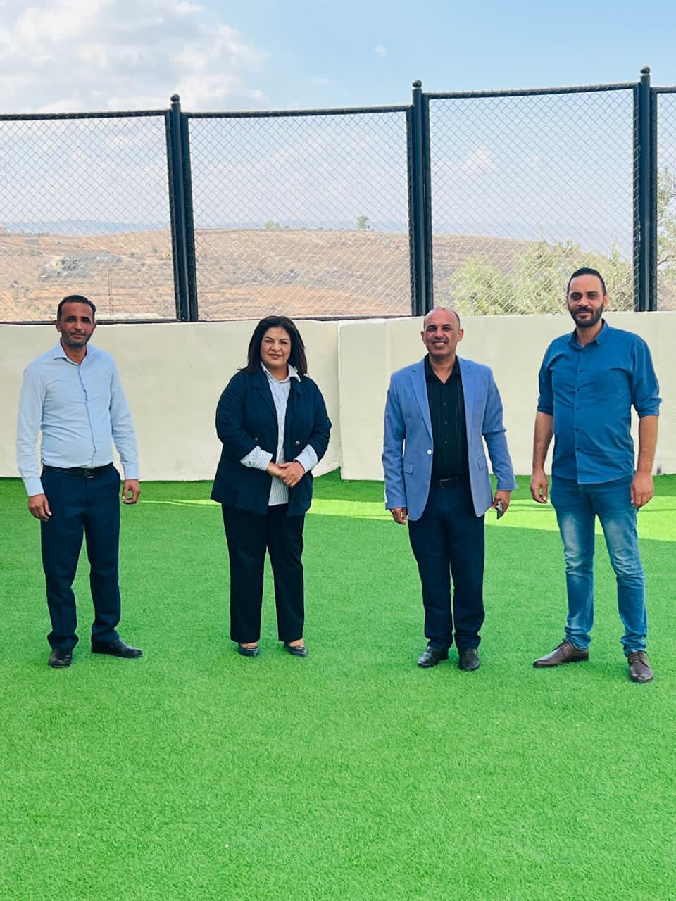 العجارمة تتفقد مدرسة الحامدية الأساسية للبنين