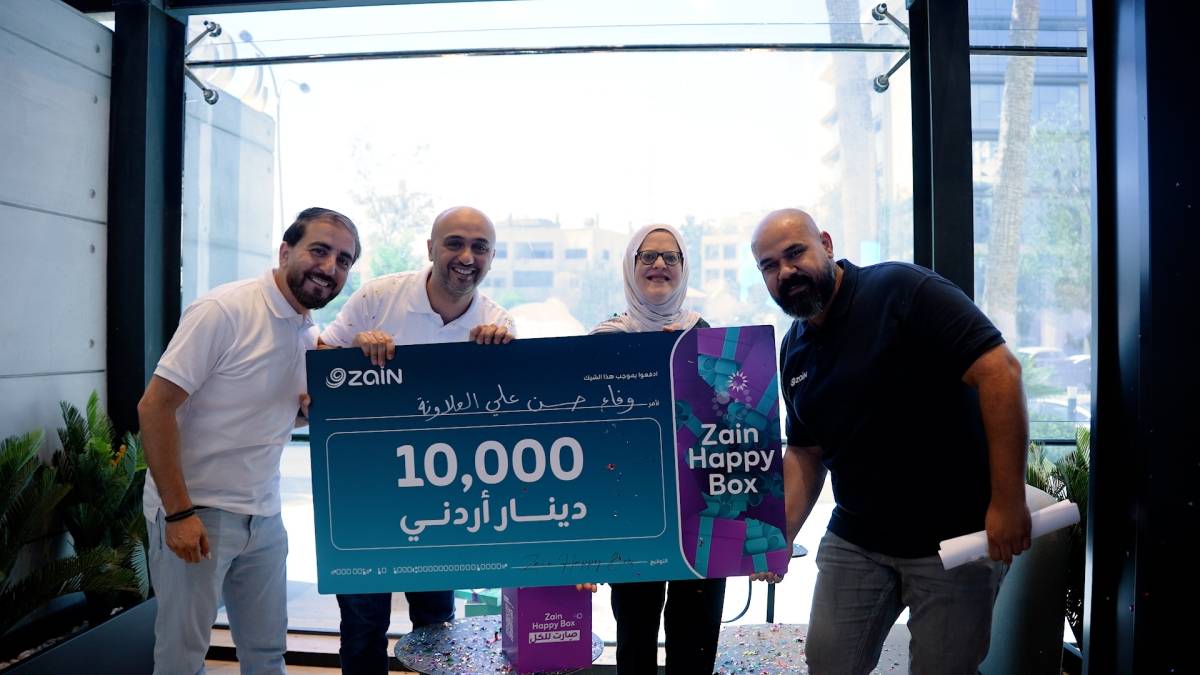 Zain Announces the First Winner of JOD 10#44;000 in its Biggest Summer Campaign “Zain Happy Box”