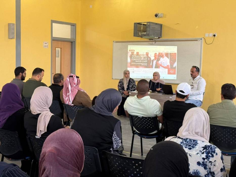 افتتاح ورشة تدريبية وجلسة تسجيل بجائزة الحسين للعمل التطوعي في لواء الموقر