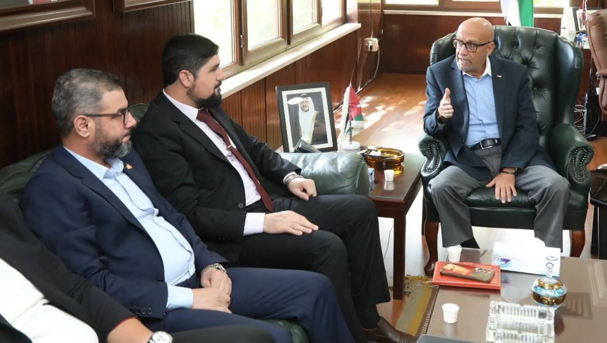 وزير المياه يبحث مع وفد وزارة الطاقة السوري القضايا المشتركة