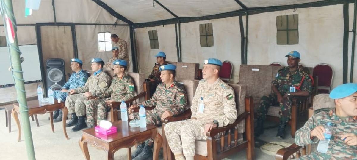 وحدة الطائرات العمودية الأردنية في الكونغو تنظم حفلاً رياضياً ثقافياً في أرض المهمة...صور