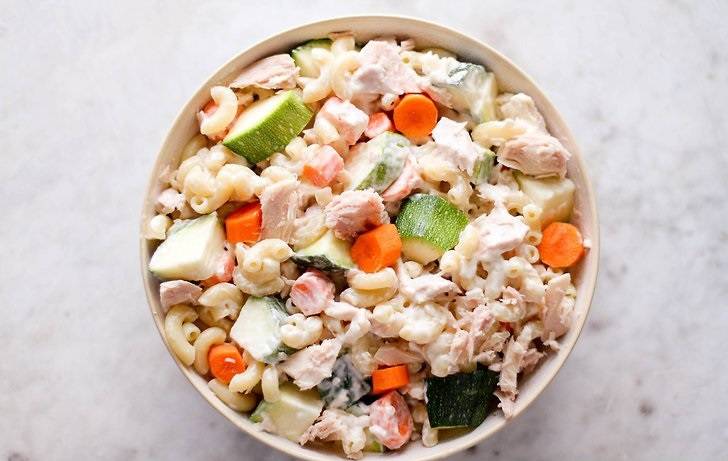 طريقة تحضير سلطة الباستا بالتونة في المنزل