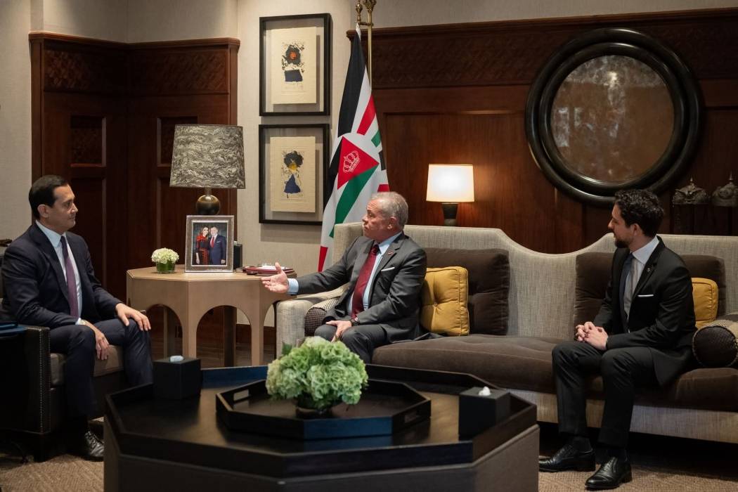 الملك يستقبل مستشار رئيس جمهورية أوزبكستان