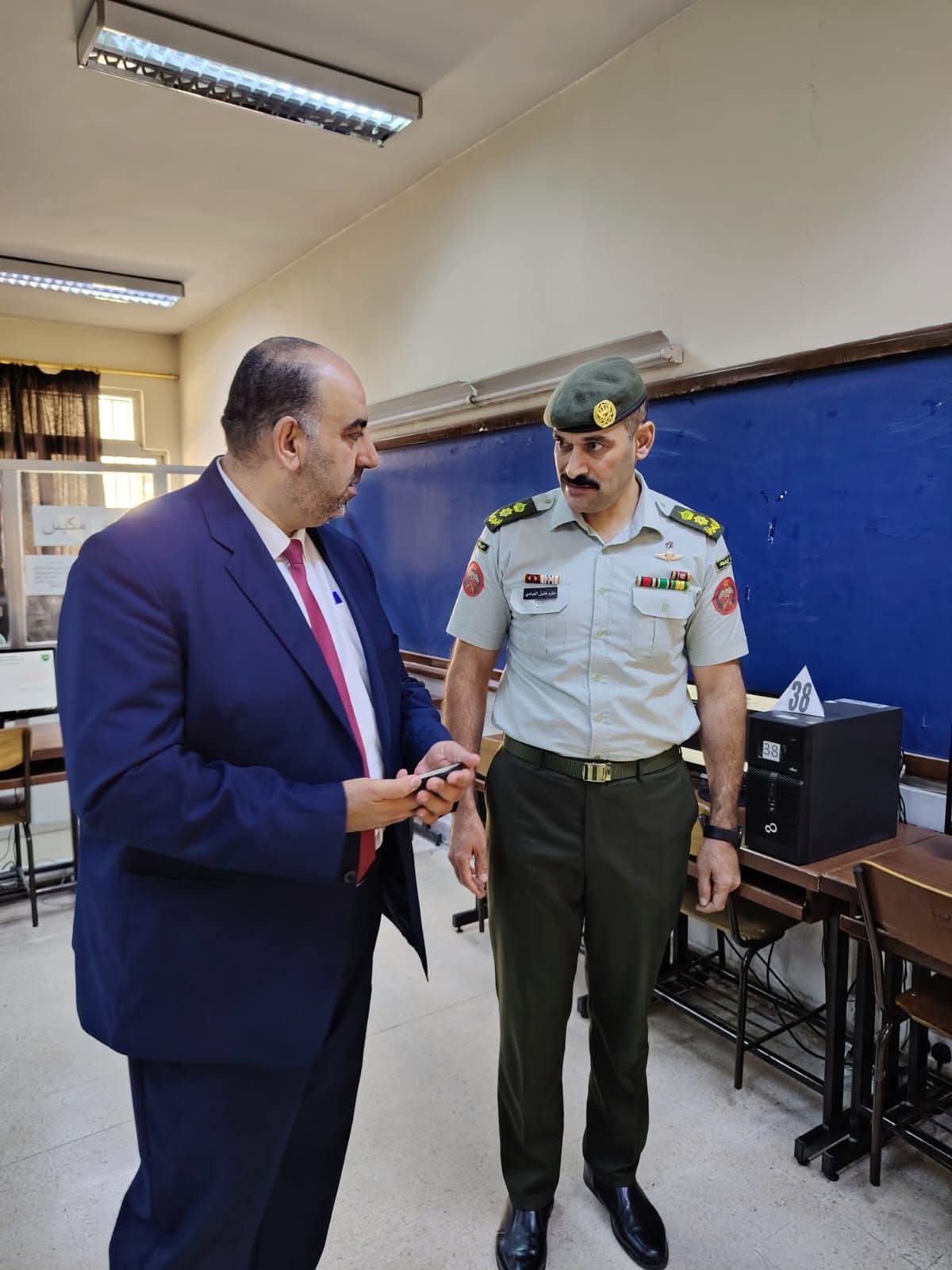 إجراء الاختبار الختامي للمشرفين التربويين في مديرية التربية والتعليم والثقافة العسكرية