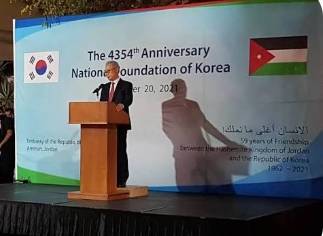 السفارة الكورية تحتفل بالعيد الوطني لبلادها في عمان