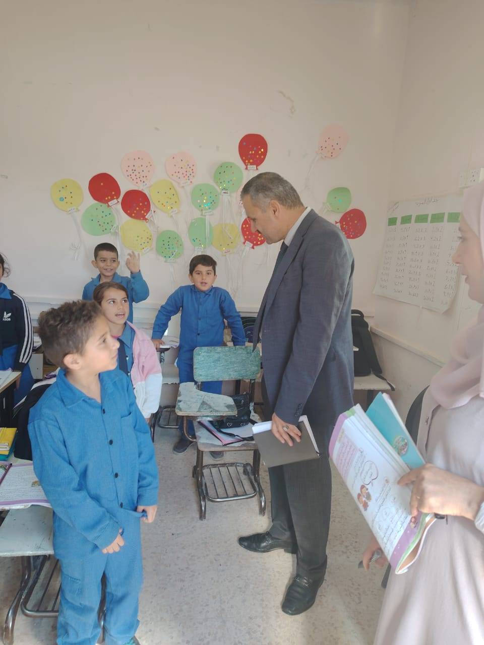 الجريري : دعم مستمر لمسيرة التعليم في لواء الجيزة