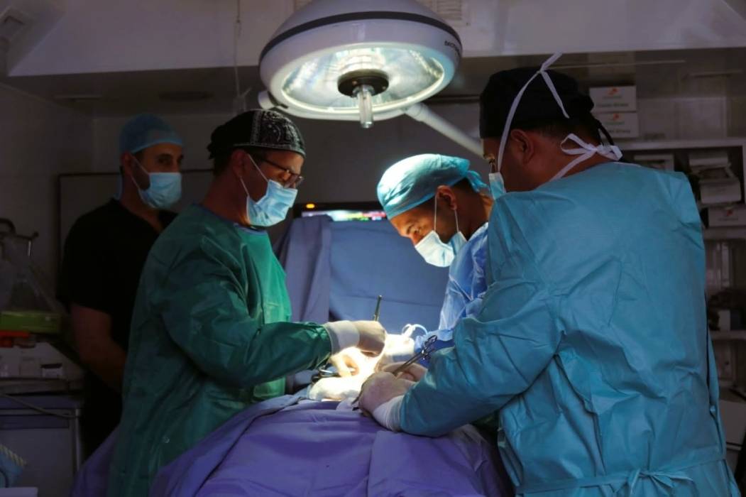 المستشفى الميداني الأردني نابلس8 يُجري عملية جراحية نوعية
