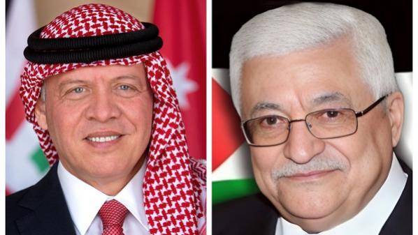 عباس يشيد بمواقف الملك الداعمة للشعب الفلسطيني وحقوقه العادلة