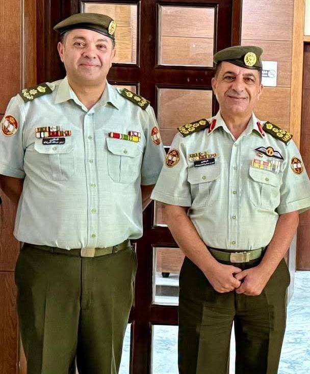 قائد طب الميدان يزور قيادة الإسناد الطبي في مديرية الأمن العام