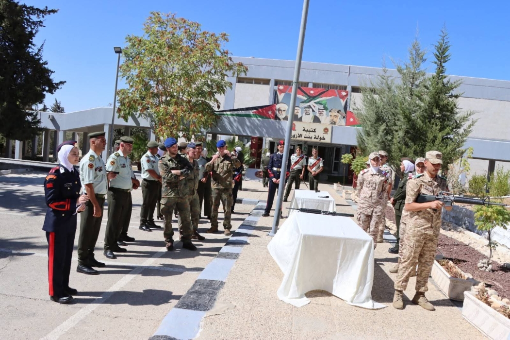 كلية الاميرة منى تستقبل وفداً المانياً