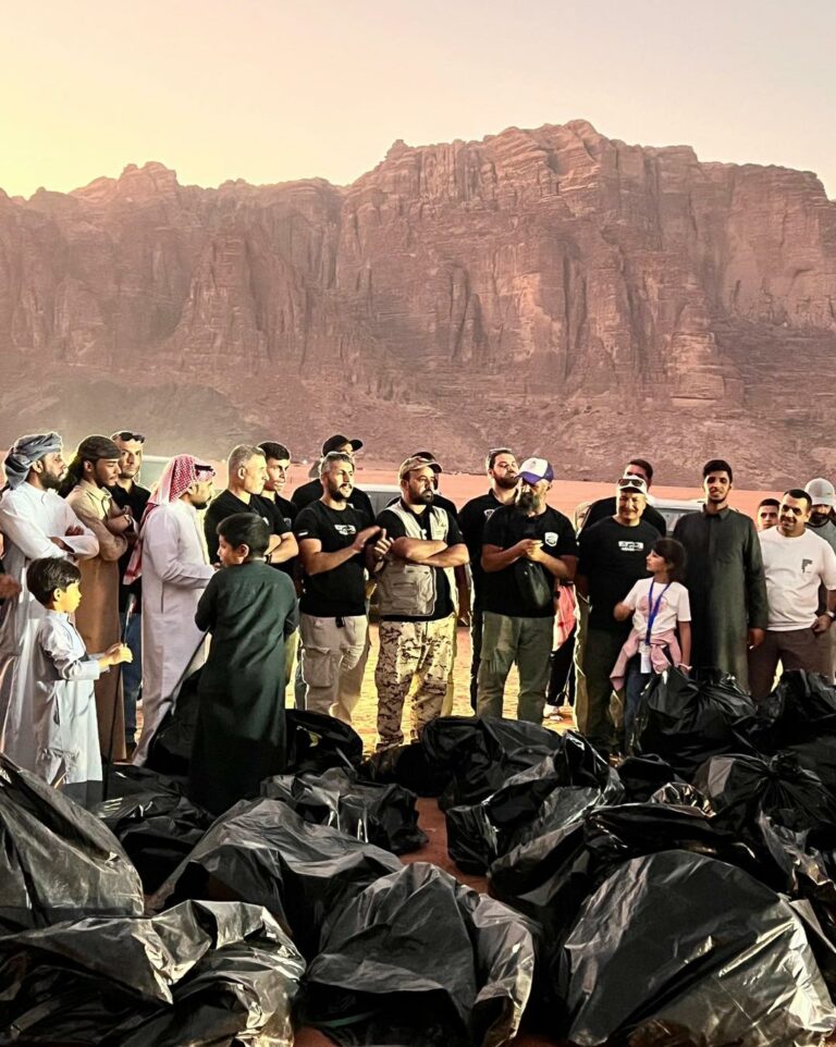 حملة نظافة واسعة في محمية وادي رم بمشاركة مجتمعية وأمنية