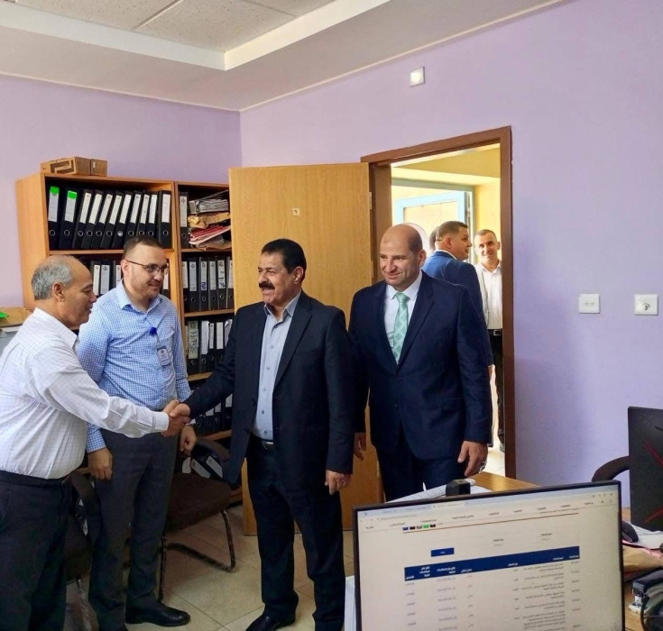 الهدايات يتفقد مديرية صحة محافظة عجلون