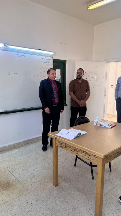 المراعية يترأس فريق الدعم والإسناد في مدرسة زيد بن حارثة الاساسية