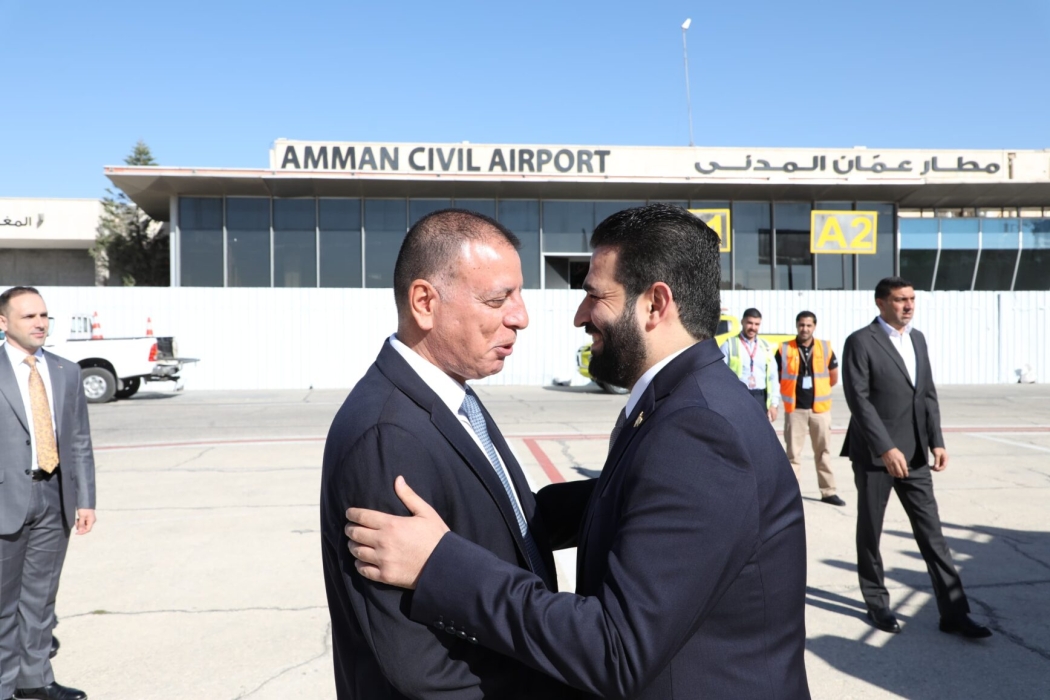 وزير الداخلية يستقبل في مطار عمان المدني نظيره السوري