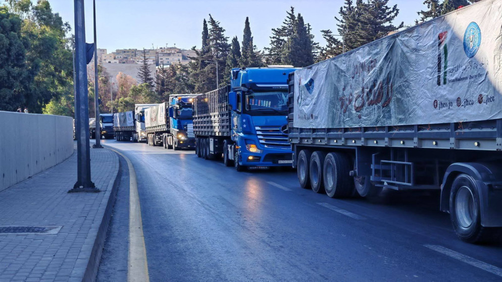 الأردن: مستعدون لاستئناف إدخال المساعدات إلى غزة فور إزالة إسرائيل القيود