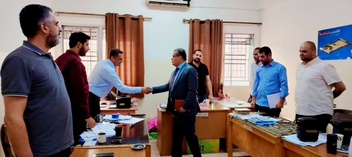 الجراح يتفقد سير العملية التعليمية في عدد من مدارس لواء الوسطية