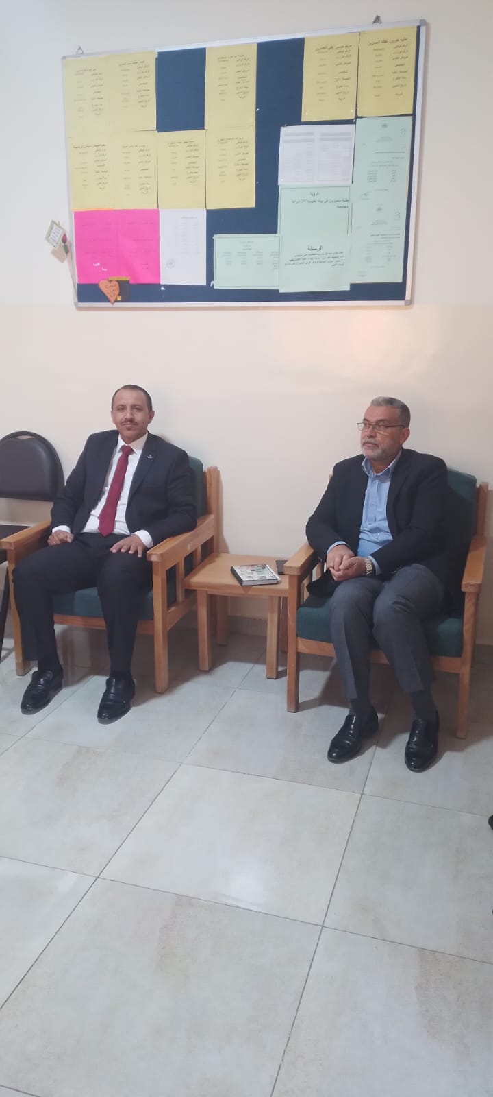 المراعية يترأس فريق الدعم والاسناد لمدرسة بئر الدباغات الاساسيه المختلطة