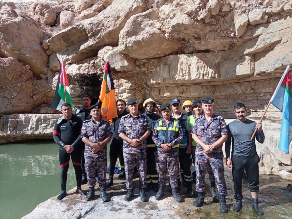 دفاع مدني مادبا ينفذ يومًا تدريبيًا ميدانيًا لرفع الجاهزية لموسم الشتاء