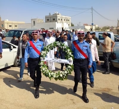 بحضور رفاق السلاح.. تشييع جثمان الملازم عبدالله الخضير في رجم الشامي الغربي