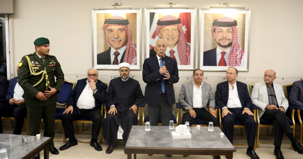 مندوبا عن الملك وولي العهد. العيسوي يعزي المجالي والقدومي والمدني