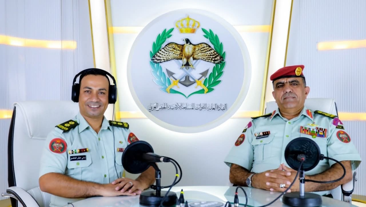 إذاعة الجيش العربي تستضيف قائد الشرطة العسكرية الملكية في برنامج الجيش عطاء وبناء