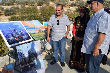 جمعية المبدعين تقيم ملتقى الخريف الأول للفن التشكيلي والتراث.