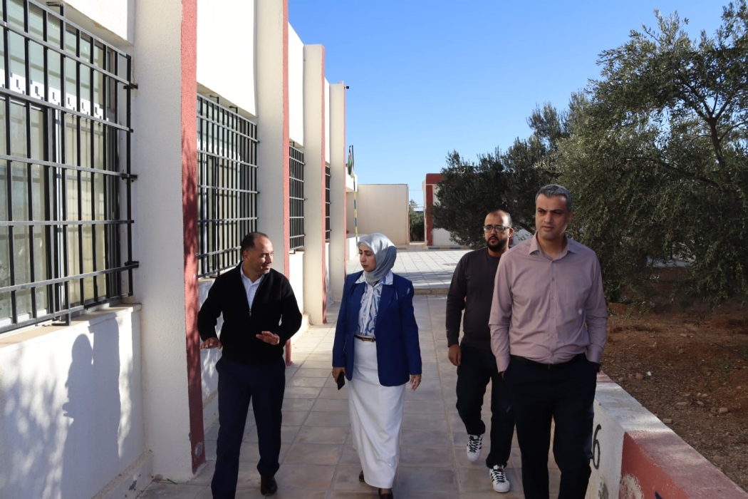 السلامين تتراس فريق الدعم والإسناد في مدرسة الزبيرية الاساسية للبنين