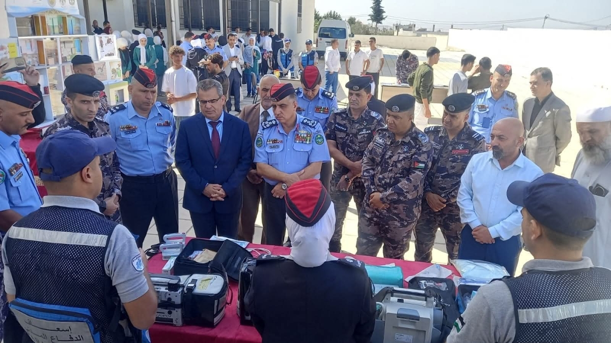 تخريج دورة المسعف الصغير في غرب إربد